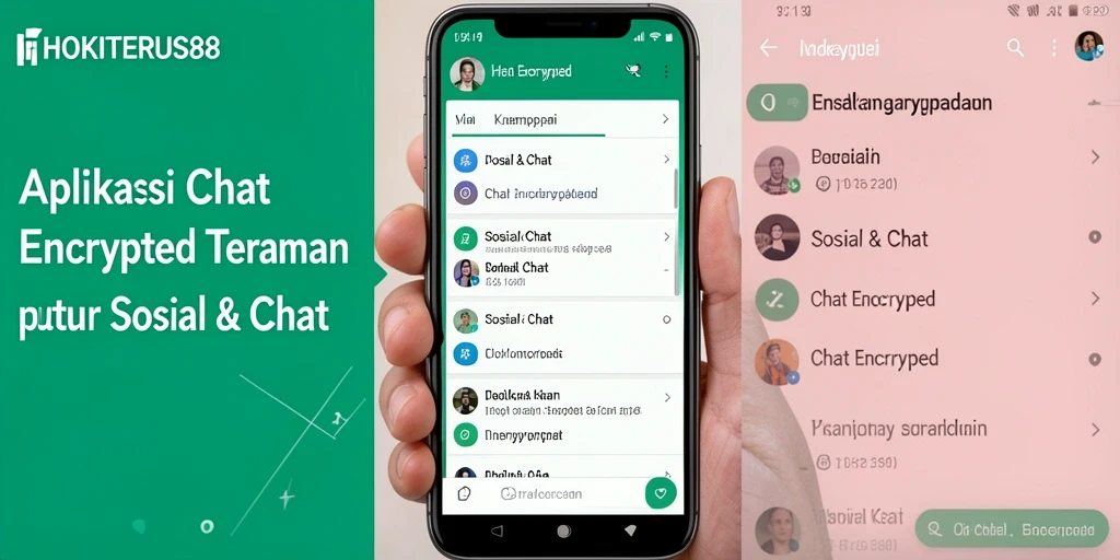 Tampilan antarmuka HOKITERUS88 yang ramah pengguna untuk Chat Encrypted.