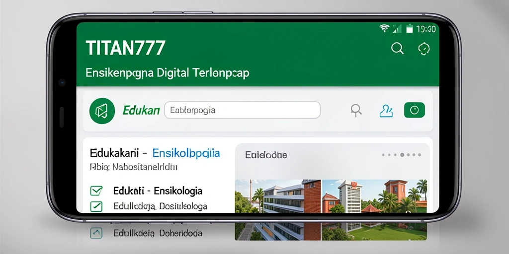 Tampilan antarmuka utama TITAN777 yang informatif dan user-friendly.