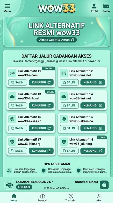 Link Alternatif wow33 untuk Pengguna Android Indonesia